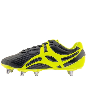 Gilbert Sidestep V1 LO6S Senior Rugby Boots - Blk/Yel